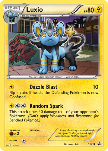 Luxio 34, BW Black Star Promos