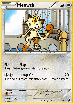 Meowth 35, BW Black Star Promos
