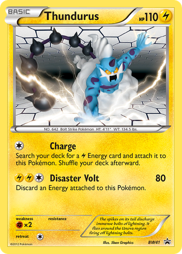 Thundurus 41, BW Black Star Promos