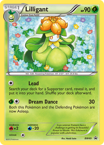 Lilligant 49, BW Black Star Promos
