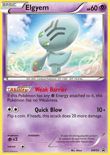 Elgyem 55, BW Black Star Promos