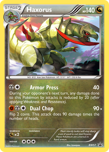 Haxorus 57, BW Black Star Promos