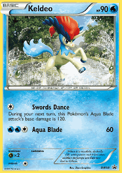 Keldeo 60, BW Black Star Promos