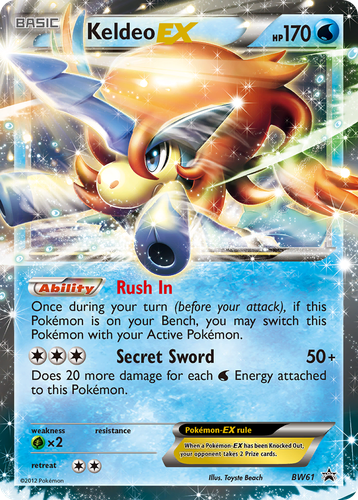 Keldeo-EX 61, BW Black Star Promos