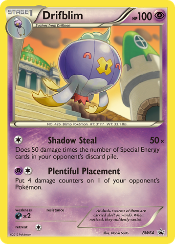 Drifblim 64, BW Black Star Promos