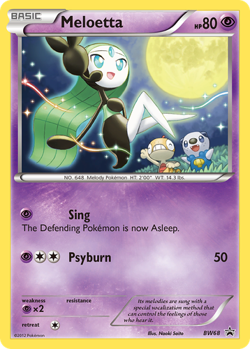 Meloetta 68, BW Black Star Promos