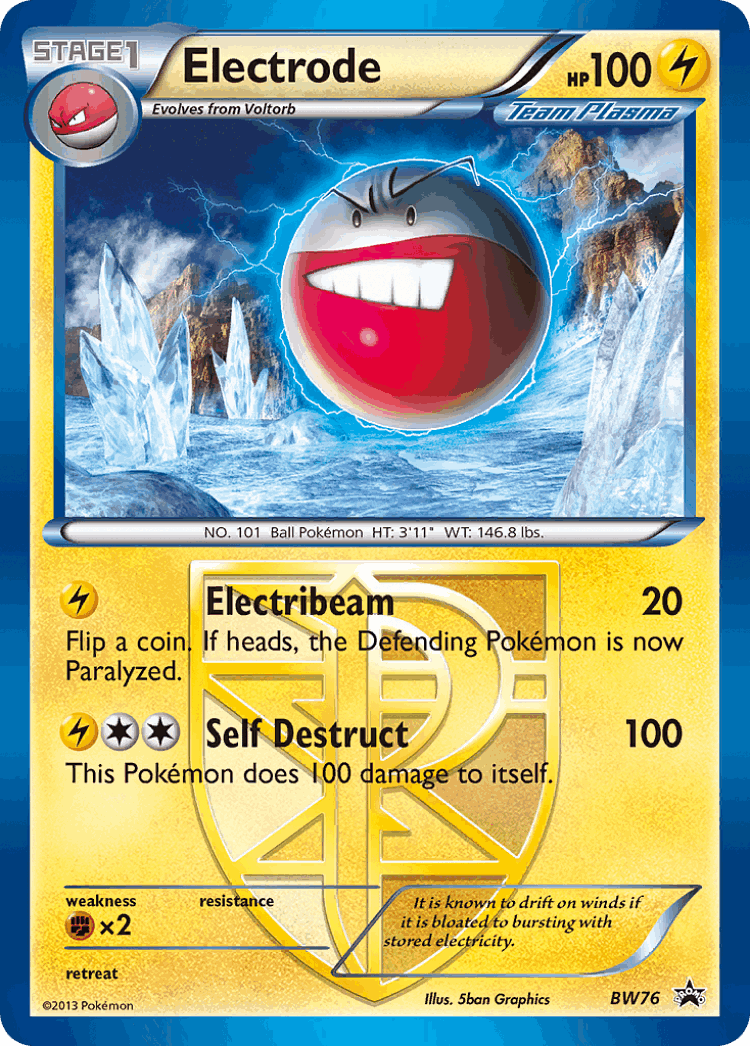 Electrode #76 from BW Black Star Promos - Promo - Illustrated by 5ban Graphics