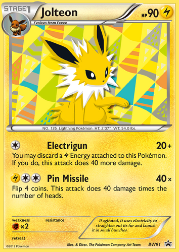 Jolteon Pokémon TCG card art