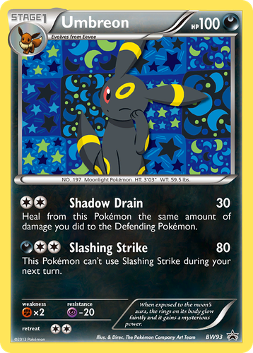 Umbreon Pokémon TCG card art