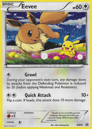 Eevee 97, BW Black Star Promos