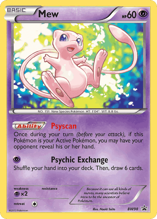Mew card art