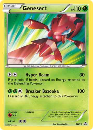 Genesect 99, BW Black Star Promos
