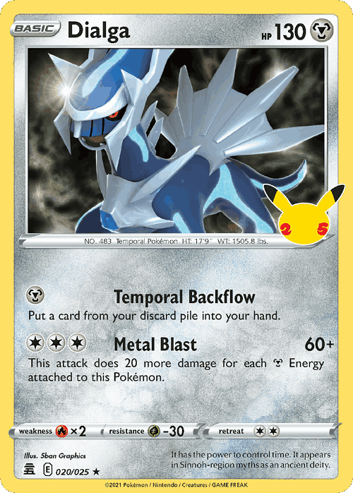 Dialga Pokémon TCG card art