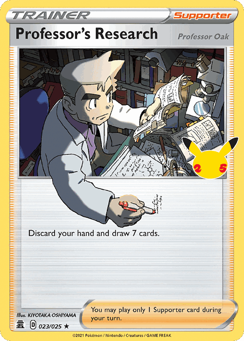 Professor's Research (Professor Oak) 23, Celebrations