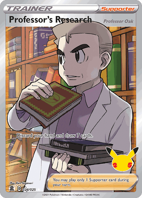 Professor's Research (Professor Oak) 24, Celebrations