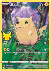 Pikachu Pokémon TCG card art