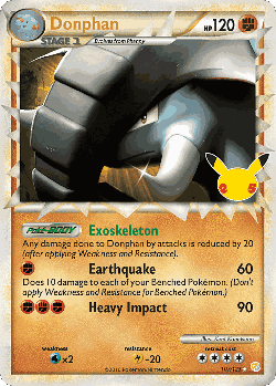 Donphan Pokémon TCG card art