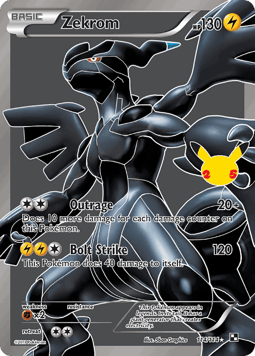Zekrom 114, Celebrations: Classic Collection
