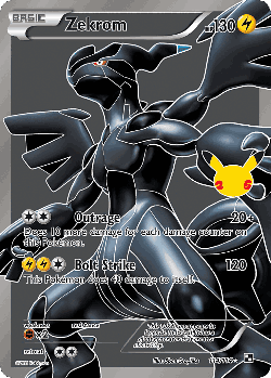 Zekrom Pokémon TCG card art