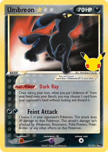 Umbreon ☆ Pokémon TCG card art