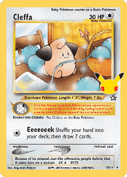 Cleffa Pokémon TCG card art