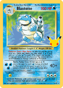 Blastoise Pokémon TCG card art