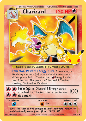Charizard Pokémon TCG card art