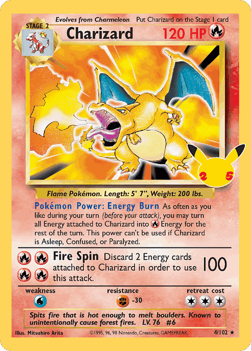 Charizard card art