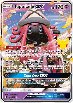 Tapu Lele-GX Pokémon TCG card art