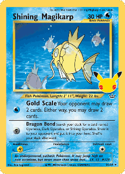 Shining Magikarp Pokémon TCG card art