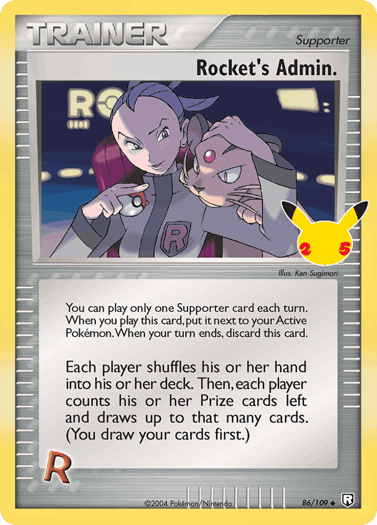 Rocket's Admin. #86 from Celebrations: Classic Collection - Classic Collection - Illustrated by Ken Sugimori