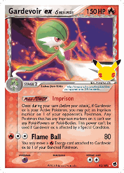 Gardevoir ex δ Pokémon TCG card art