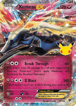 Xerneas-EX Pokémon TCG card art
