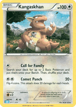 Kangaskhan Pokémon TCG card art