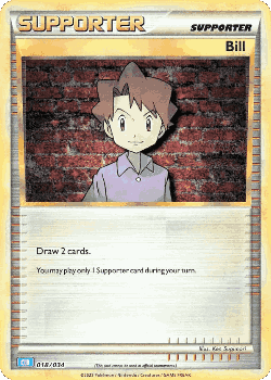 Bill Pokémon TCG card art