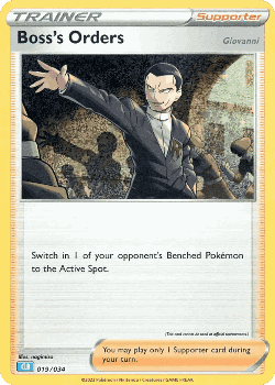 Boss's Orders Pokémon TCG card art