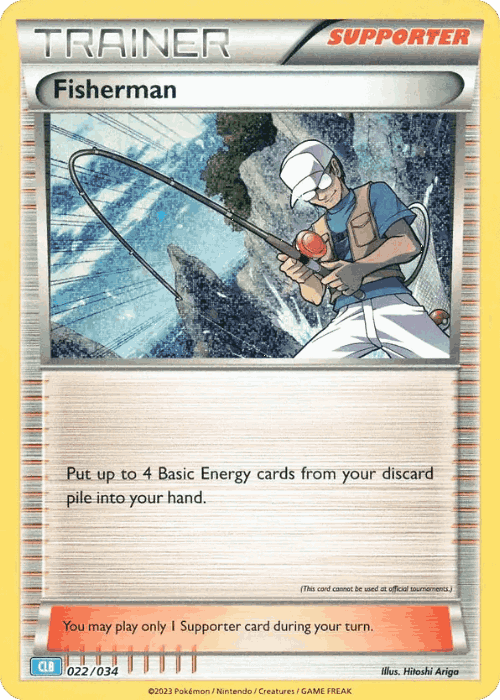 Fisherman #22 from Pokémon TCG Classic - Blastoise - Illustrated by Hitoshi Ariga