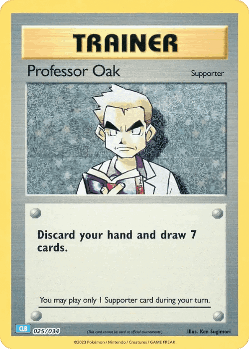 Professor Oak 25, Pokémon TCG Classic - Blastoise