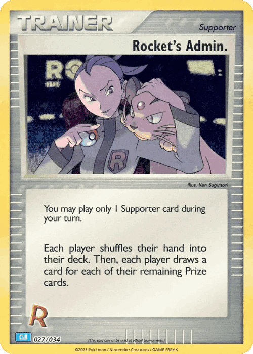 Rocket's Admin 27, Pokémon TCG Classic - Blastoise
