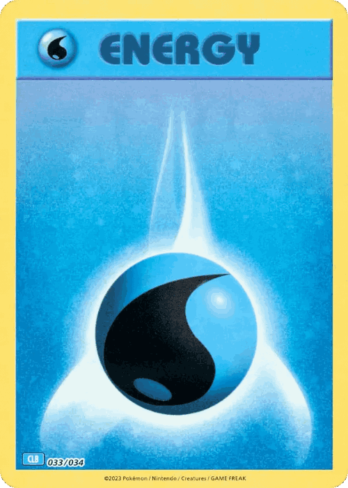 Basic Water Energy 33, Pokémon TCG Classic - Blastoise