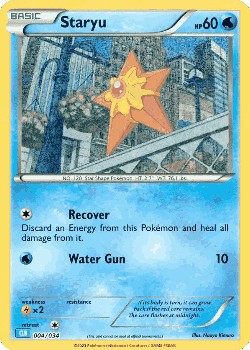 Staryu Pokémon TCG card art