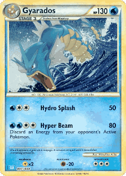Gyarados Pokémon TCG card art