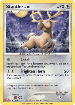 Stantler Pokémon TCG card art