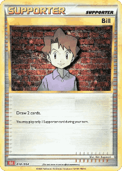 Bill Pokémon TCG card art