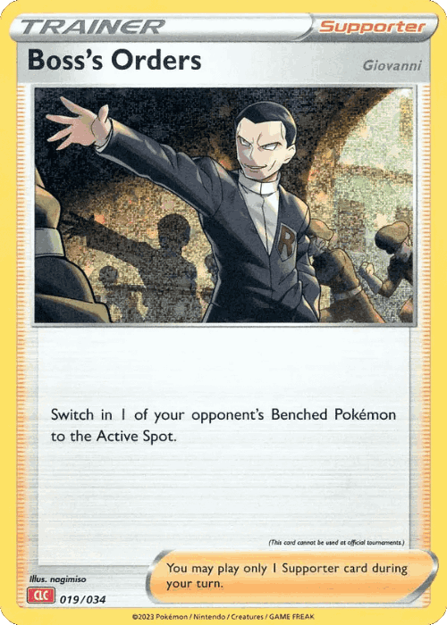 Boss's Orders #19 from Pokémon TCG Classic - Charizard - Illustrated by nagimiso