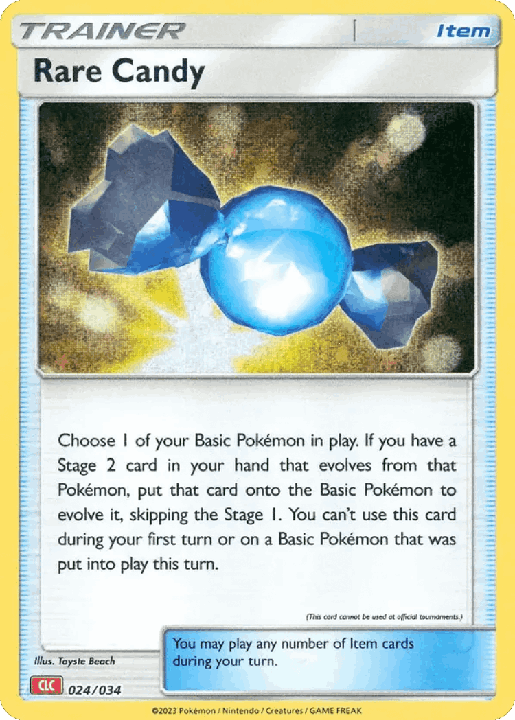 Rare Candy #24 from Pokémon TCG Classic - Charizard - Illustrated by Toyste Beach