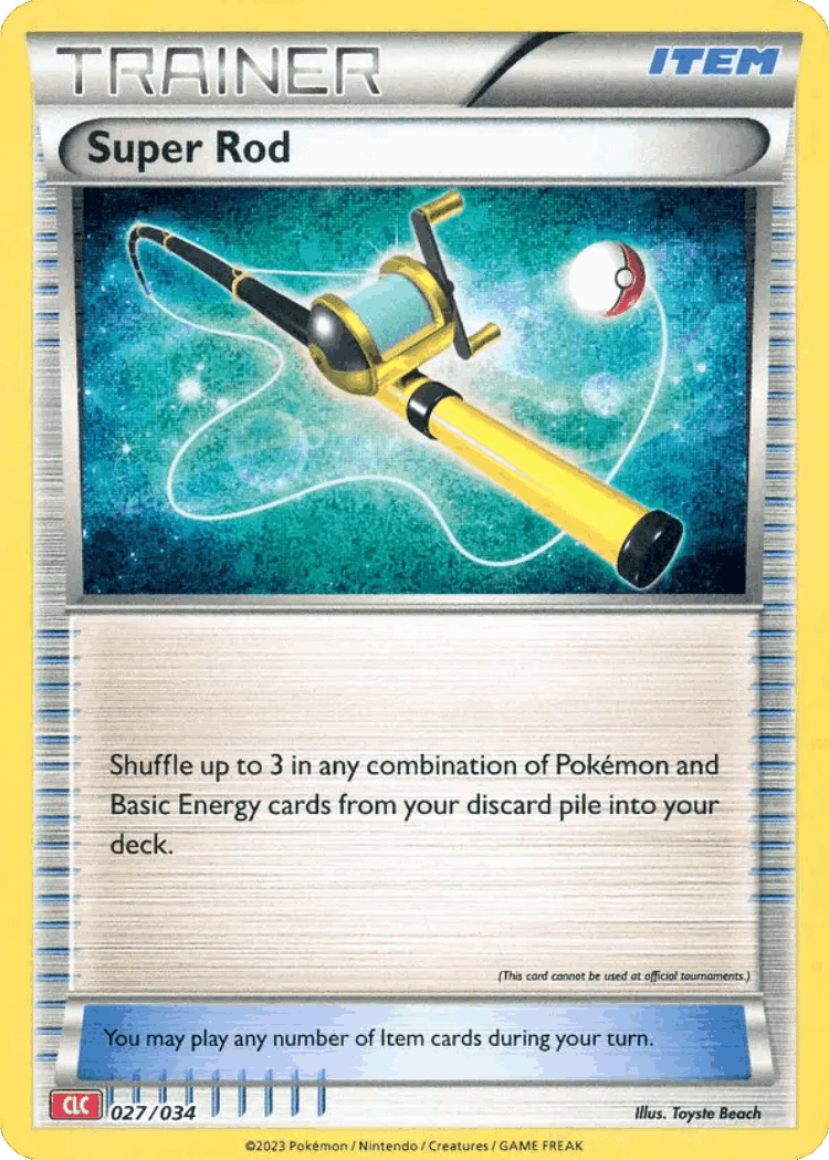 Super Rod #27 from Pokémon TCG Classic - Charizard - Illustrated by Toyste Beach
