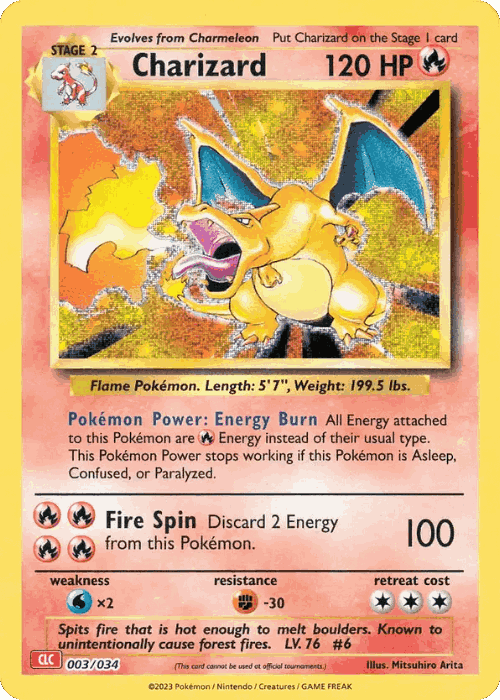 Charizard card art