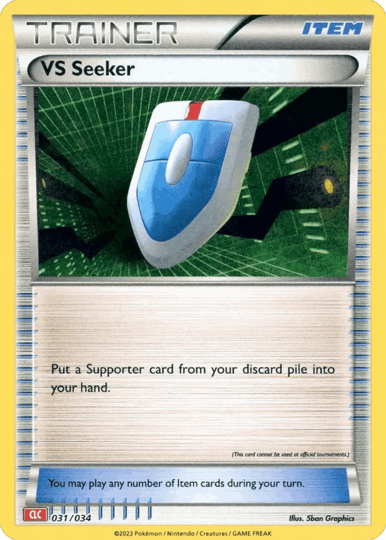 VS Seeker #31 from Pokémon TCG Classic - Charizard - Illustrated by 5ban Graphics