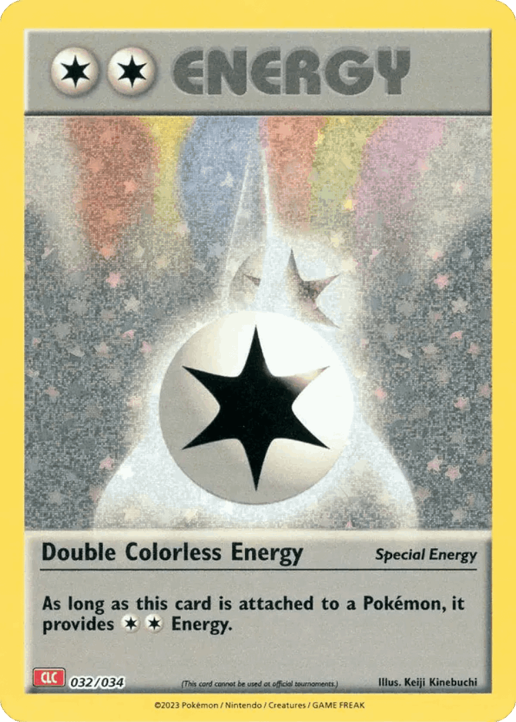 Double Colorless Energy #32 from Pokémon TCG Classic - Charizard - Illustrated by Keiji Kinebuchi
